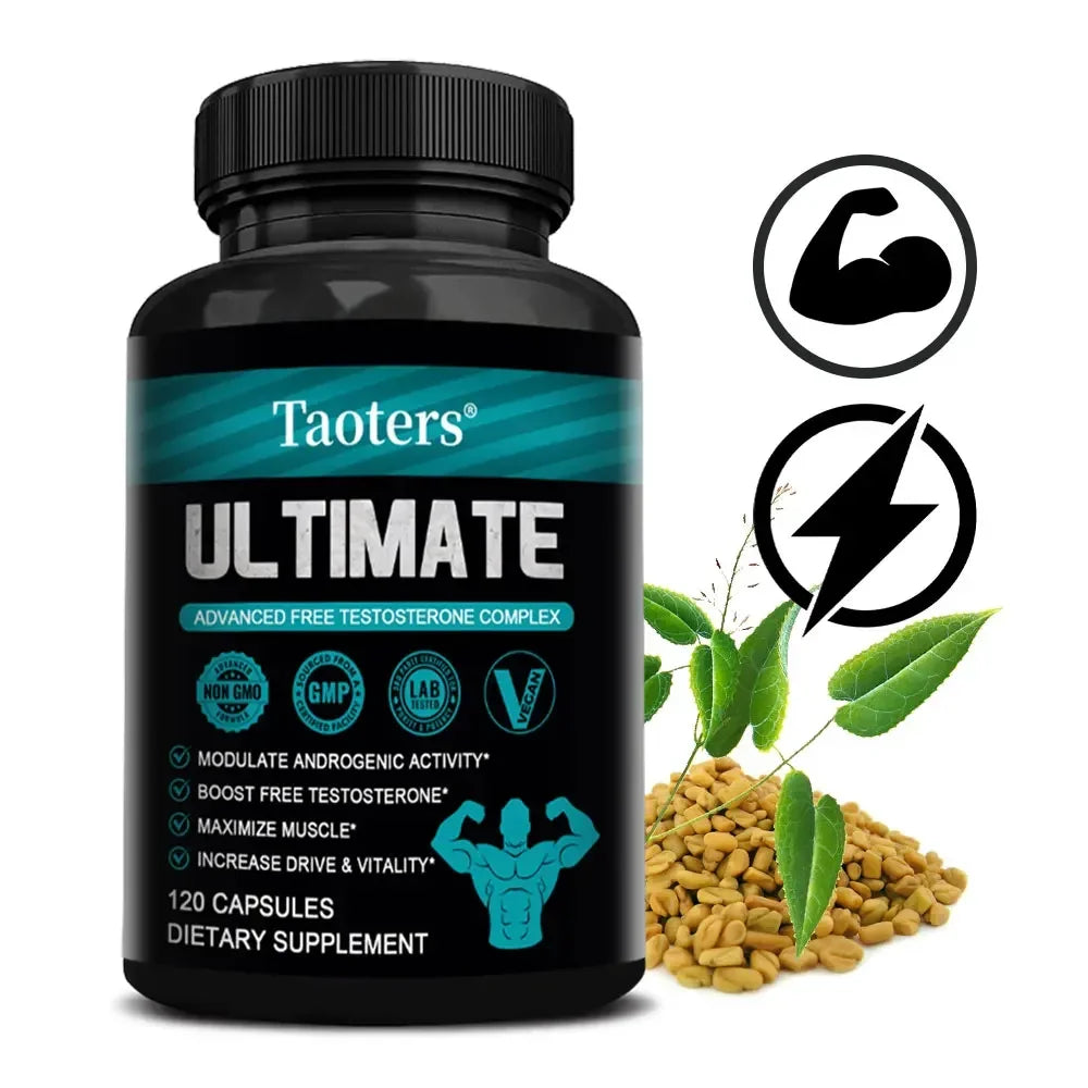 NATURAL ENERGY AND ENDURANCE BOOSTER - Increase strength and vitality, power and endurance Muscle building supplement.