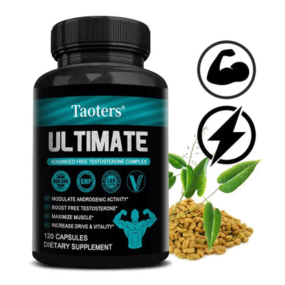 NATURAL ENERGY AND ENDURANCE BOOSTER - Increase strength and vitality, power and endurance Muscle building supplement.