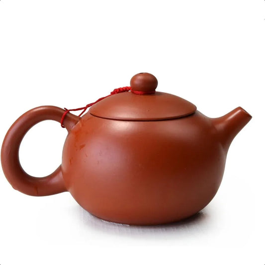 Teapot Chinese Gongfu cha Xishi Pot 7oz 210cc Purple clay ceramics Zini for Loose Tea Red brown
