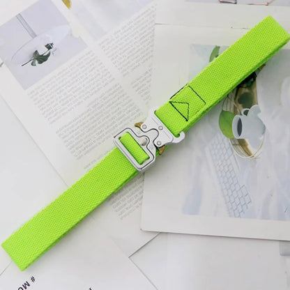 Belts For Men Tactical Belt Metal Silver Buckle Nylon Waist Strap Girdle Heavy Duty Training Hunting Mens Belts