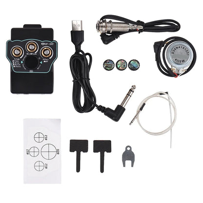 Guitar Pickup Classical Guitar Pickup Vibration Pickup BT Accompaniment Resonance Pickup 3-Band EQ Equalizer Acoustic