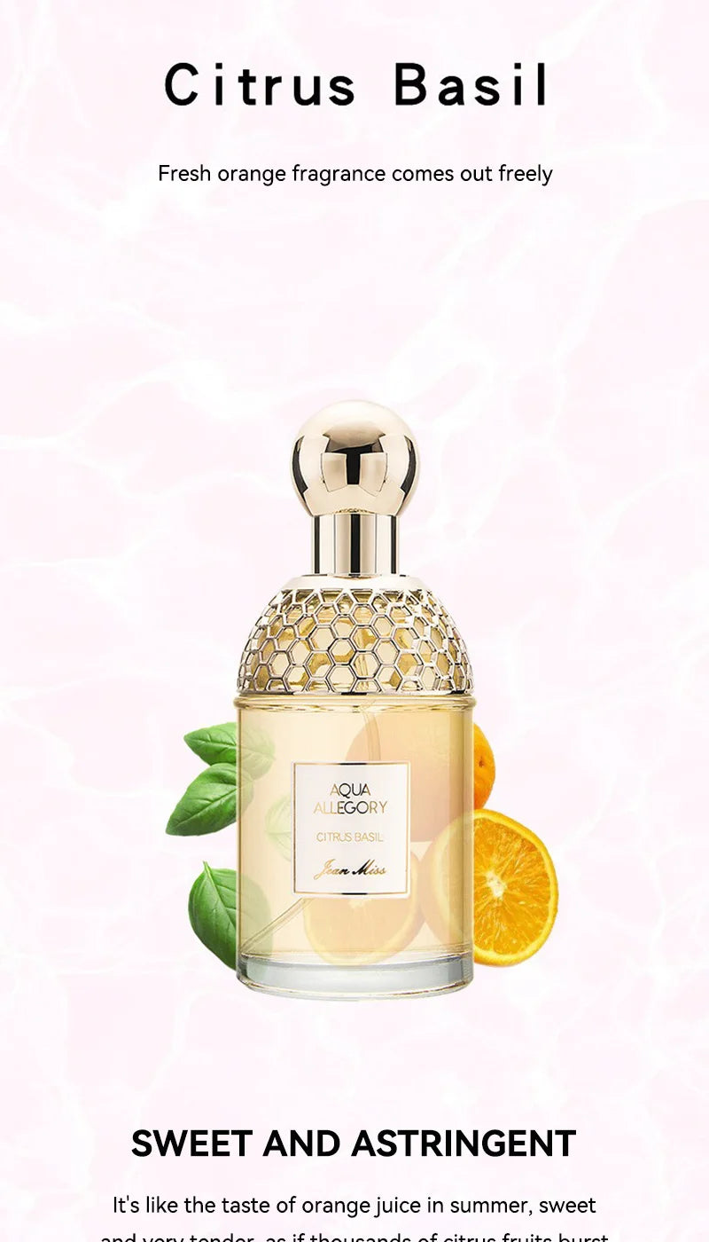 Original brand perfume Flower Language Women's perfume has a fresh, natural and long-lasting floral and fruity scent.