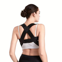 Load image into Gallery viewer, Back Posture Corrector Fully Adjustable Straightener Upper Spine Support Back Brace Posture Corrector
