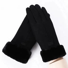 Load image into Gallery viewer, Women Winter Thick Plush Gloves Fashion Warm Suede Outdoor Guantes Lady Touchscreen Driving Gloves Sports Cycling Mittens
