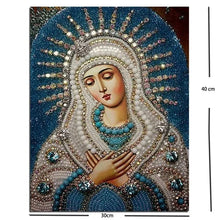 Load image into Gallery viewer, Holy Virgin Mary 5D DIY Diamond Painting Crystal Orthodox Icon Figure Decorative Cross-stitch Fashion Religion Paintings
