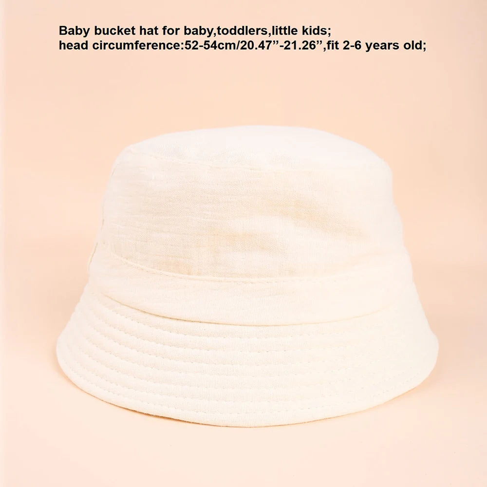 Baby Hat for Boys Girls Summer Panama Solid Color Beach Sun Hats Kids Breathable Toddler Sun Cap Children UV Protection Cap