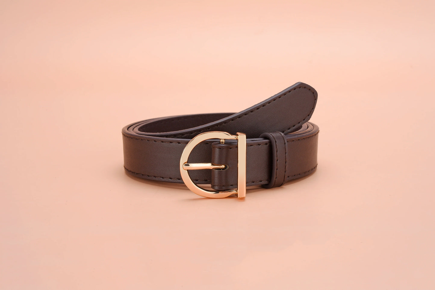 Women's Belt Fashion Pin Buckle Thin Belt Genuine Luxury Soft Belt Women With Cargo Pants Jeans Windproof Belt Pu Leather Belt