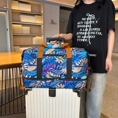 Sports Gym Bag Travel Portable Handbags For Women Outdoor Swimming Fitness Shoulder Crossbody Bag Weekender Duffel Yoga Bag