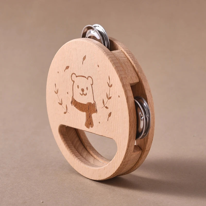 Wooden Baby Montessori Toys Musical Rattle Instruments Xylophone Percussion Sensory Rattle Toys Educational for Baby Toys Gifts