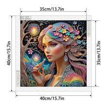 Load image into Gallery viewer, DIY Beautiful lady Diamond Art Painting Kits,Diamond Dots Art Paintings for Beginners and adults for Home Wall Decorate Gifts
