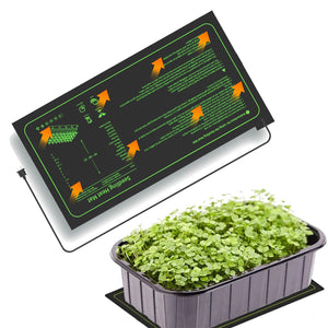 20W Seedling Heat Mat Plant Seed Germination Propagation Clone Starter Pad Greenhouse Seedling Heating Mat EU Plug Waterproof