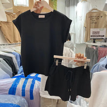 Load image into Gallery viewer, Summer Women Clothing Sets Sleeveless Vest+Shorts Two-piece Suit Korean Fashion Female Loose Outfits Ladies Casual Tracksuit
