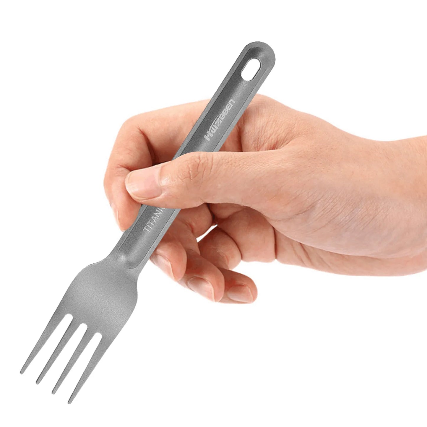 Camping Titanium Cutlery Set Ultra Lightweight Spoon Fork Knife Set Picnic Tableware For Cookware Camping Cooking Equipment