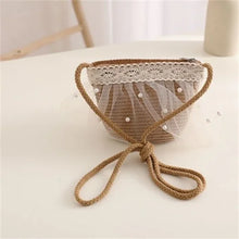 Load image into Gallery viewer, Children Sunscreen Sun Hat Kids Girls Summer Fashion Straw Hat And Bag For Girls Cool Hat Girl Cute Breathable Baby Accessories
