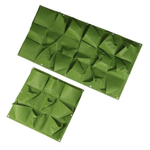 Load image into Gallery viewer, Green Vertical Hanging Garden Planter Flower Pots Bag Wall Mount Hanging
