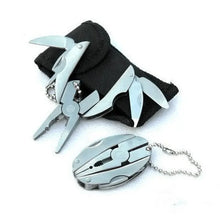 Load image into Gallery viewer, Portable Stainless Steel Multi-Tool Pliers Knife Keychain Screwdriver - Perfect For Outdoor Use!
