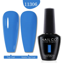 Load image into Gallery viewer, NAILCO 15ml Transparent Nude Color Series Jelly Gel Nail Polish Pink Red Nails Art Manicure Gel Varnishes Gellack Design Lacquer
