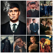 Load image into Gallery viewer, 5D DIY Peaky Blinders Diamond Painting Kit Diamond Embroidery Color Oil Painting Handmade DIY Mosaic Art Home Decor
