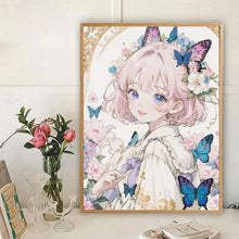 Load image into Gallery viewer, 5D Diamond Painting  Anime Girl DIY Cartoon Cross Stitch Full Square Round Diamond Mosaic Embroidery Art Home Decoration Gift
