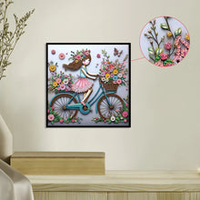 Load image into Gallery viewer, Ride a bike Shape Diamond Art Painting Kit for Adult Beginner,Crystal Diamond Dot Kit for Home Wall Decoration Giftos
