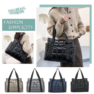 Handbags Women Bags Female Shoulder Bag Large Capacity Nylon Padded Clothing Bags Winter Bags Messenger Bags