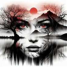 Load image into Gallery viewer, Diamond Painting Mountain Landscape Suitable for Beginners DIY Woman Diamond Mosaic Tree River Handmade Hobby
