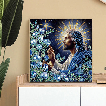 5 to Choose from 5D DIY Partial Special Shaped Drill Diamond Painting Kit Mary & Jesus Decoration