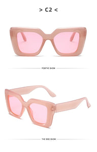 New Irregular Square Sunglasses for Women Men Luxury Design Ladies Party Eyewear Shades UV400 Protection Sun Eyeglasses Goggles