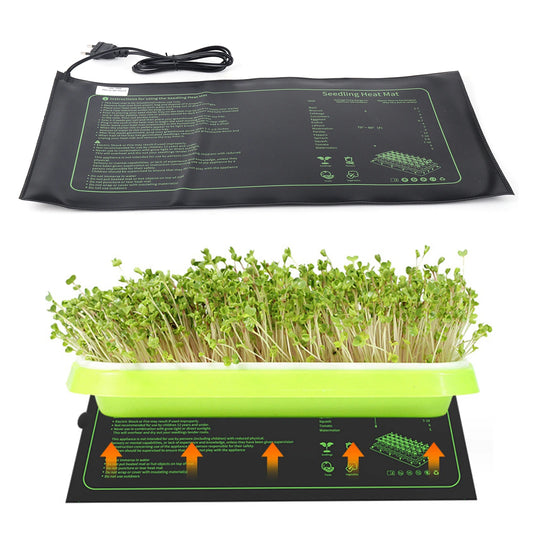 20W Seedling Heat Mat Plant Seed Germination Propagation Clone Starter Pad Greenhouse Seedling Heating Mat EU Plug Waterproof