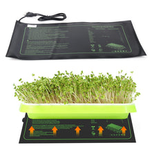 Load image into Gallery viewer, 20W Seedling Heat Mat Plant Seed Germination Propagation Clone Starter Pad Greenhouse Seedling Heating Mat EU Plug Waterproof
