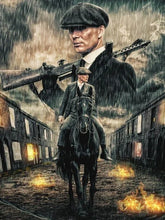 Load image into Gallery viewer, 5D DIY Peaky Blinders Diamond Painting Kit Diamond Embroidery Color Oil Painting Handmade DIY Mosaic Art Home Decor
