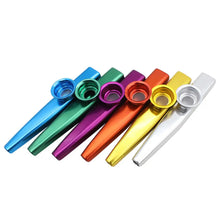 Load image into Gallery viewer, Lightweight Kazoo Aluminum Alloy Metal Fun Instrument Easy To Use for Music Lovers Professional Music Instrument Clarinete

