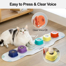 Load image into Gallery viewer, Mewoofun Dog Buttons Training Words Dog Talking Training Buttons Set 6 Packs for Communication Starter Pack with Training Manual
