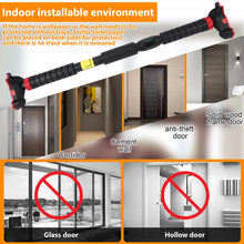 Load image into Gallery viewer, Pull Up Bar for Doorway Chin Up Bar with No Screws Wall Mount Non Slip Strength Training Pullup Bar Adjustable Pull Up Bar
