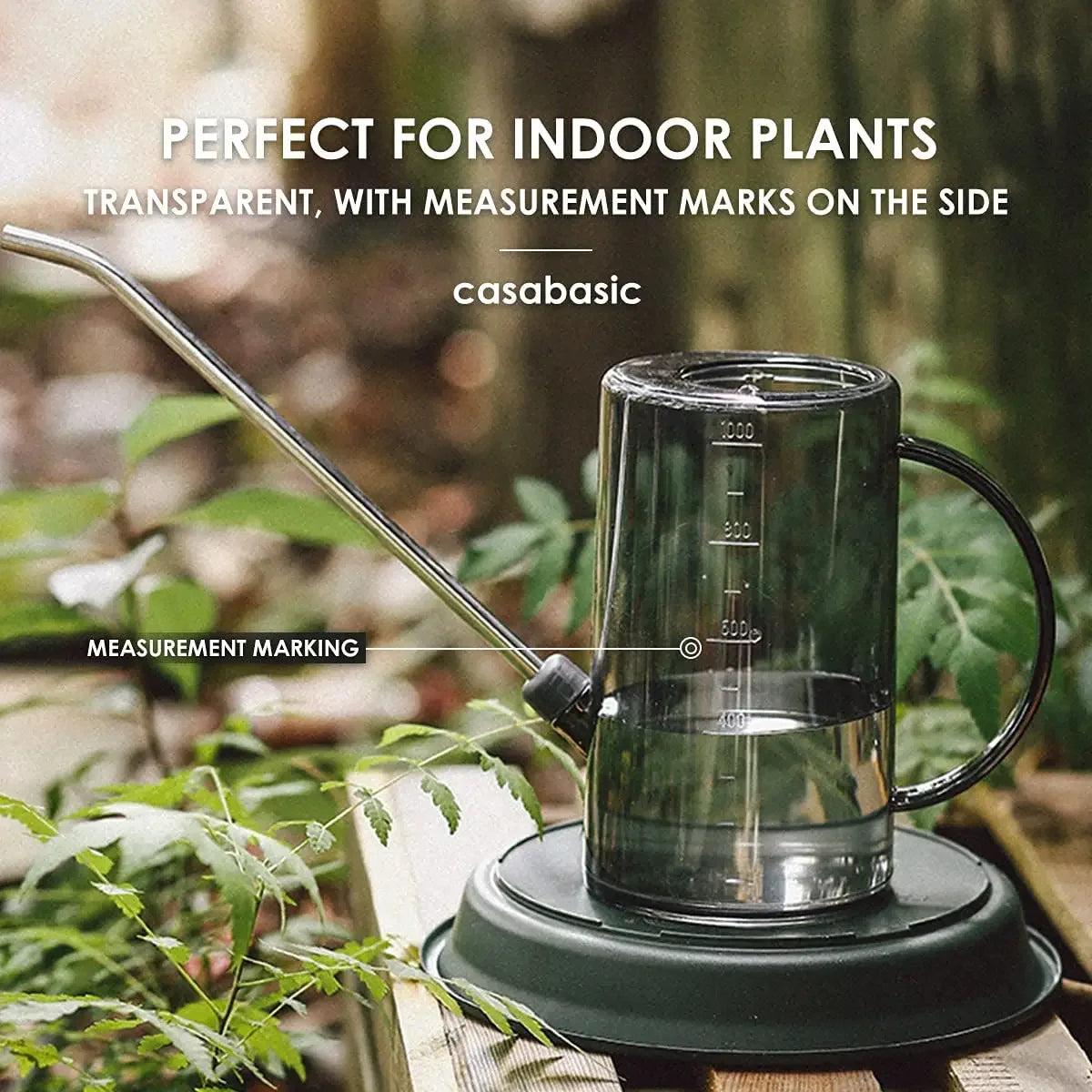 Watering Can, Small Watering Cans for House Plants, Succulents and Flowers,Long Spout,1 Liter,with Bonus Plant Spray Bottle