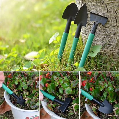 Garden tool set, gardening gift 10 pieces of plant hand tool set, suitable for women and men gardeners