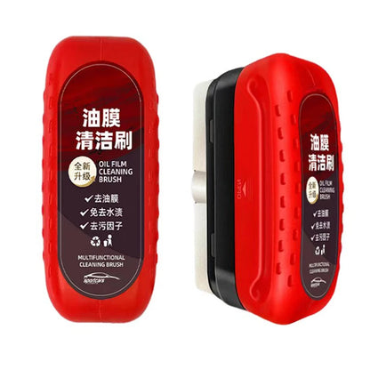 Car Glass Glossy Powerful Car Windshield Cleaner Oil Film Remover Car Window Glass Cleaner Removes Dirt Car Cleaning Brush