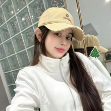 Load image into Gallery viewer, Baseball cap, fashionable embroidered letters, shabby soft felt hat, multi-functional fashionable hard-top hat for women
