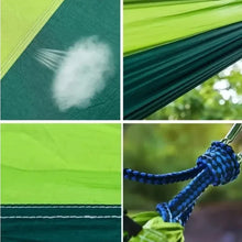 Load image into Gallery viewer, Camping Hammock Lightweight Hammock Portable Hammocks for Indoor Outdoor Hiking Camping Backpacking Travel Backyard Beach
