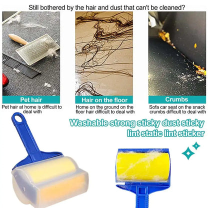 ProStick Handheld Lint Roller - Reusable, Washable, and Efficient Pet Hair Remover for Fur, Lint, and Debris - Easy to Clean