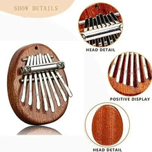 Load image into Gallery viewer, Portable Beginner Finger Piano Wooden Mini Thumb Piano Music Toy 8-sonic Instrument Children&#39;s Puzzle Home Decoration Ornaments
