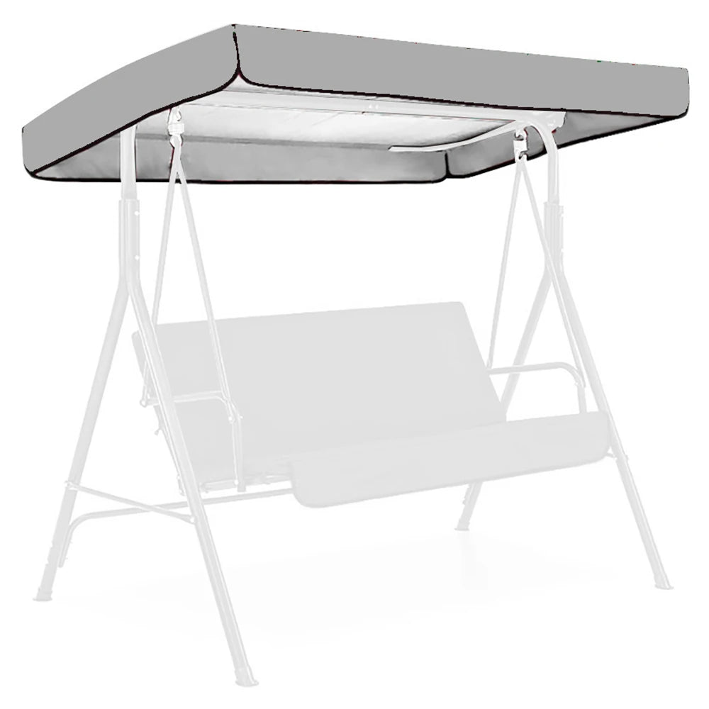 Garden Swing Canopy Replacement Top Cover Tarp Waterproof Sun Protection for Outdoor UV Protection　waterproof awning sunshade