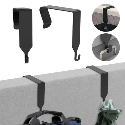 8Pcs Over The Door Hooks Metal Over The Door Hangers Strong Bearing Capacity Clothes Hooks Sturdy Anti-Slip Over The Door Hooks