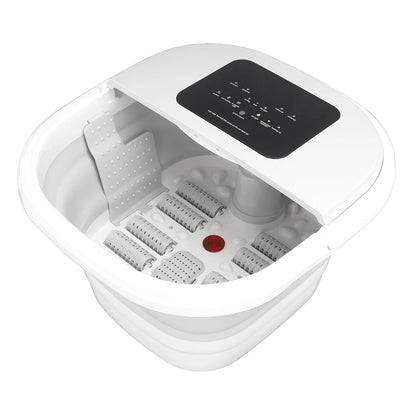 Foot Soak Tub Smart Foldable 420W 8L Large Capacity Heating Foot Massager Spa Soaker with 8 Set Rollers