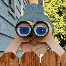 Load image into Gallery viewer, Garden Fence Decoration for Meddlesome Elderly People and Ladies in the Garden Courtyard Garden Decoration Outdoor Fence Poster
