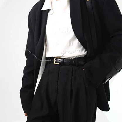 Women's Trousers Belt Belts for Women Fashion Luxury Designer Brand Belt for Jeans Pin Buckle Black Brown Waist Belt ZX015