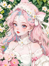Load image into Gallery viewer, 5D Diamond Painting  Anime Girl DIY Cartoon Cross Stitch Full Square Round Diamond Mosaic Embroidery Art Home Decoration Gift
