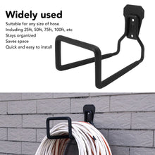 Load image into Gallery viewer, Garden Hose Holder Water Hose Holder Universal Heavy Duty Rust Resistant Metal Garage Wall Hooks for Outdoor Garden Garage
