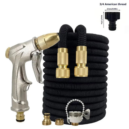 Garden Expandable Water Hoses, High-Pressure Car Wash Water Guns, Household Garden Watering Hoses, And Car Wash Hoses