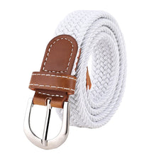 Load image into Gallery viewer, Women&#39;s elastic and elastic woven belt in one outfit, casual and versatile denim belt for men and women
